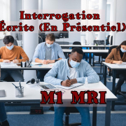 M1 MRI interrogation écrite(En présentiel)