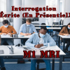 M1 MRI interrogation écrite(En présentiel)