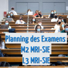 Planning des Examens M2 & L3