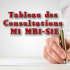 Tableau des Consultations M1 MRI-SIE